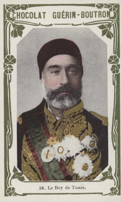The Bey of Tunis (farvet foto) af French School