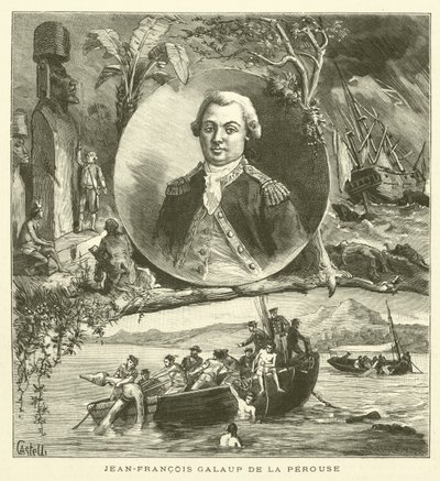Centenary of La Perouse (gravering) af French School