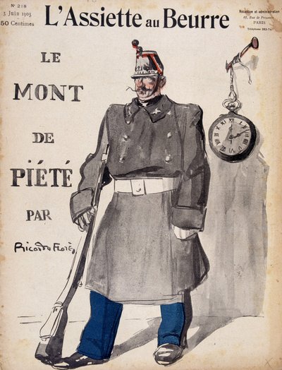 Mont-de-Piété - i "Smørtallerkenen" af 06/03/1905 af French School