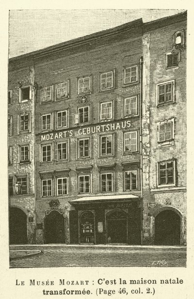 Das Mozart-Museum von French School