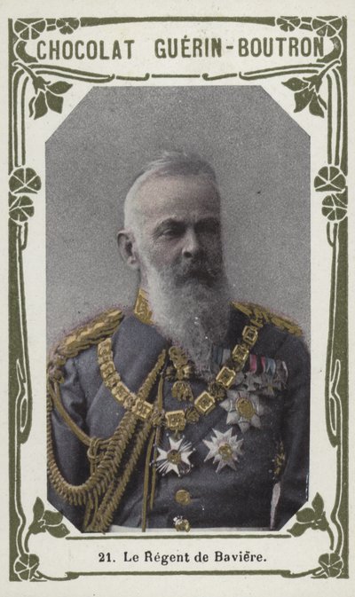 Le Regent de Baviere (farvet foto) af French School