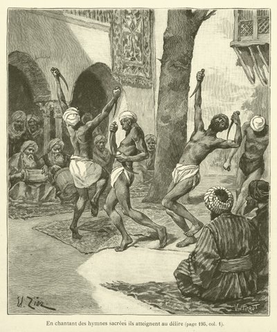 Le Tekie (gravering) af French School