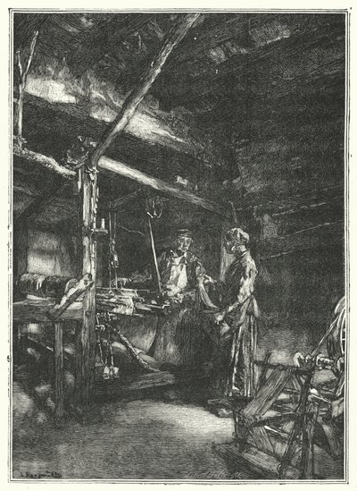 Væveren (gravering) af French School