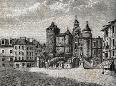 Le Vieux Paris - le Grand Chatelet - Indgravering i "" Paris