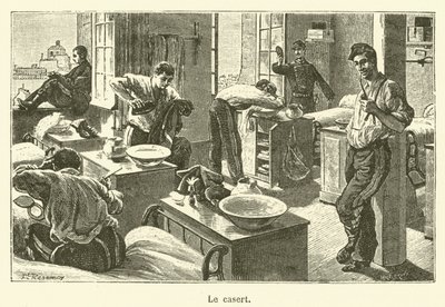 Le casert (kobberstik) af French School