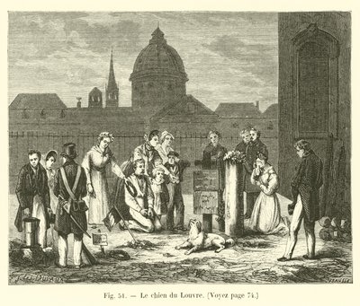 Louvres hund af French School
