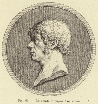 Grev Francois Zambeccari (gravering) af French School