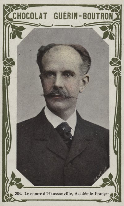 Greven af ​​Haussonville, Academie-Francaise (farvet foto) af French School