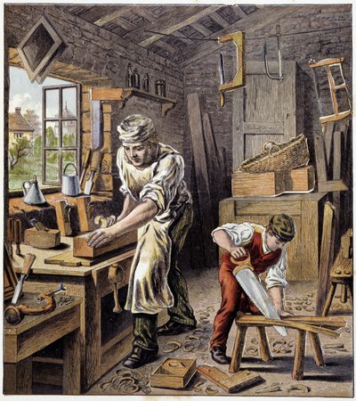 Lederen - i "Magasin for små børn", red. Hachette, nd. omkring 1900 af French School