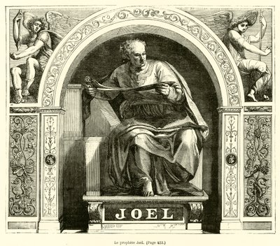 Le profeten Joel (gravering) af French School