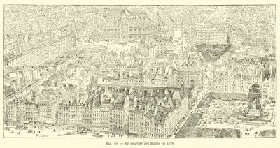 Halles-distriktet i 1849 af French School