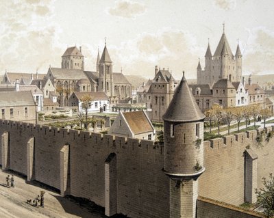 Le templet de Paris et la rue Royale, sd. 1600-tallet - i "Paris gennem tiderne: le tempel et la rue Royale", slutningen af det 19. århundrede af French School