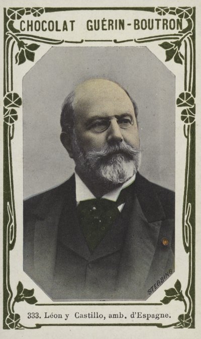 Leon y Castillo, ambassadeur dEspagne (farvet foto) af French School