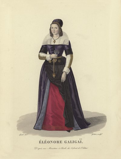 Leonora Dori Galigai, favorit hos Marie de Medici, mor til kong Ludvig XIII af Frankrig af French School