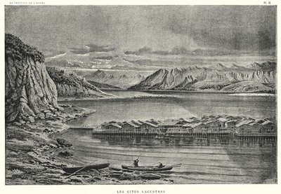 The Lacustrine Cities (gravering) af French School