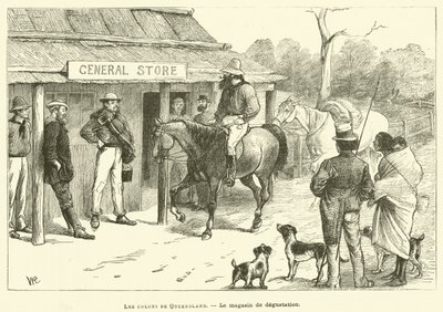 The Settlers Of Queensland (gravering) af French School