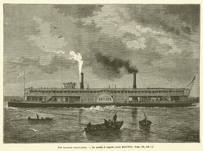 De flydende huse (gravering) af French School