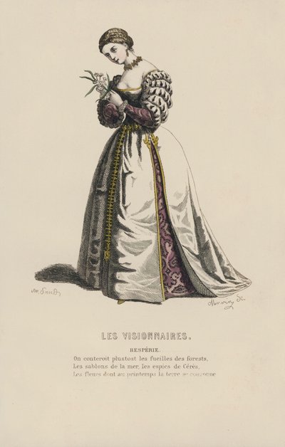 The Visionaries, Skipper (farvet gravering) af French School