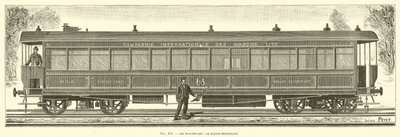 The Wagons-Lits, the Vogn-Restaurant (gravering) af French School