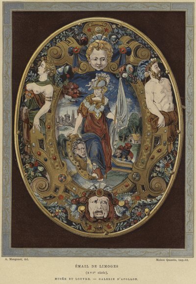 Limoges emalje, 1500-tallet af French School
