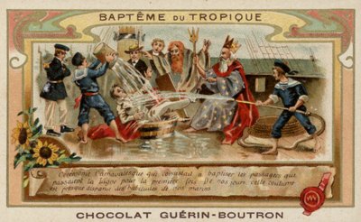 Linjeoverskridende ceremoni (chromolitho) af French School