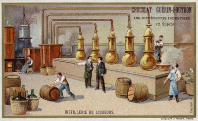 Spritdestilleri (chromolitho) af French School