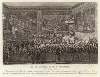 Lit de Justice afholdt i Versailles af French School