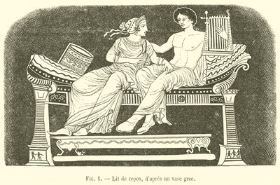 Daybed (gravering) af French School