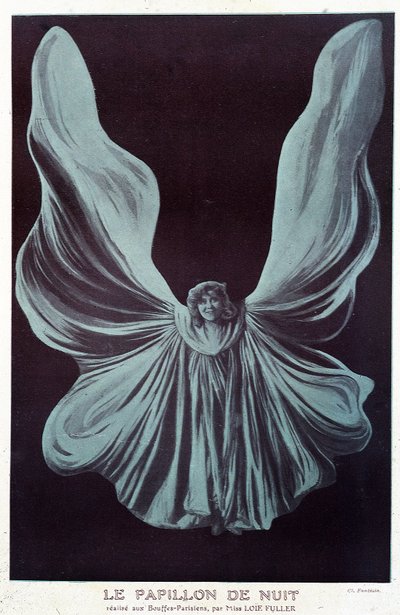 Loie Fuller - i "" Fantasio"" fra 01/12/1912 af French School