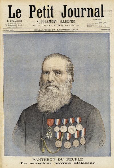 Louis-Joseph-Andre Delacour, fransk sømand og livredder af French School