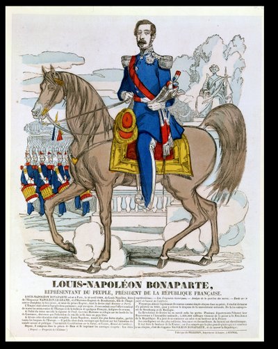 Louis-Napoleon Bonaparte (1808-73) fremtidige Napoleon III, 1849 af French School