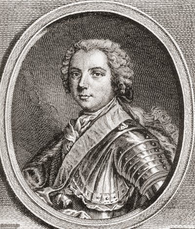 Louis, Dauphin af Frankrig, 1729 1765. Eneste overlevende søn af kong Ludvig XV. Fra Les Heures Libres udgivet 1908. af French School