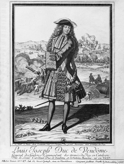 Louis Joseph de Bourbon, hertug af Vendome, kendt som The Great Vendome af French School