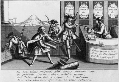 Louis Mandrin (1724-55) Angreb af French School