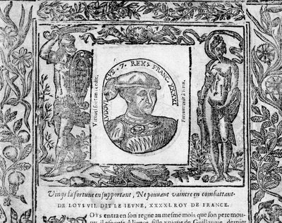 Ludvig VII den unge af French School