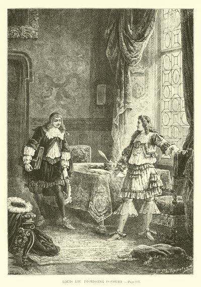 Louis XIV afskediger Fouquet af French School
