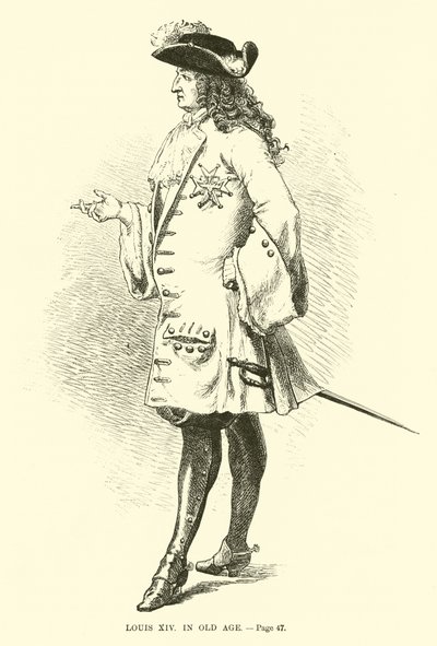 Ludvig XIV i alderdommen af French School