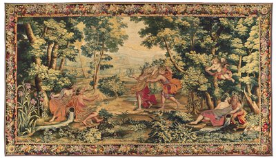 Louis XIV mythological tapestry, Gobelins or Beauvais, late 17th centurydani af French School