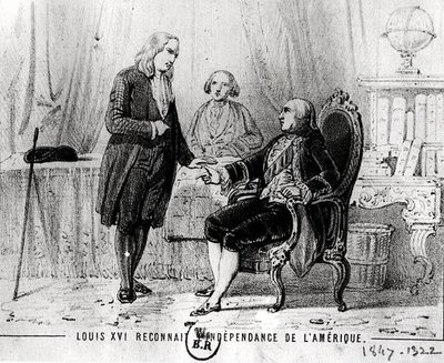 Ludvig XVI (1754-1793) anerkendte den amerikanske uafhængighed i 1783 af French School