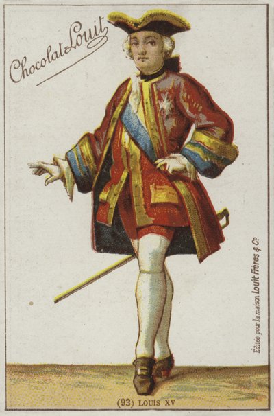 Ludvig XV af French School