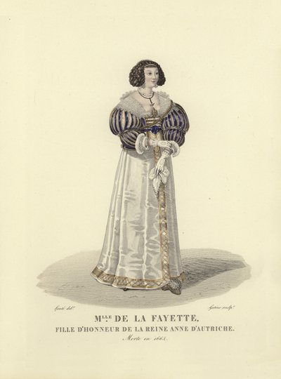 Louise de la Fayette, Maid of Honor til Anne af Østrig, Dronning Consort af kong Louis XIII af Frankrig af French School