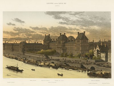 Louvre under Louis XIV, 1663 af French School