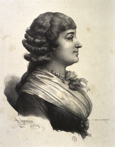 MADAME ROLAND (Marie-Jeanne Roland de la Platière) af French School