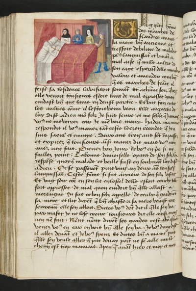 MS Hunter 252 164v Side fra Cent Nouvelles Nouvelles, c.1461-62 af French School
