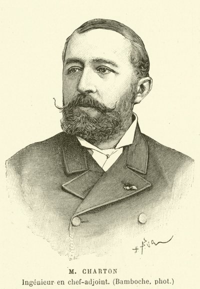 M Charton, vicechefingeniør (gravering) af French School