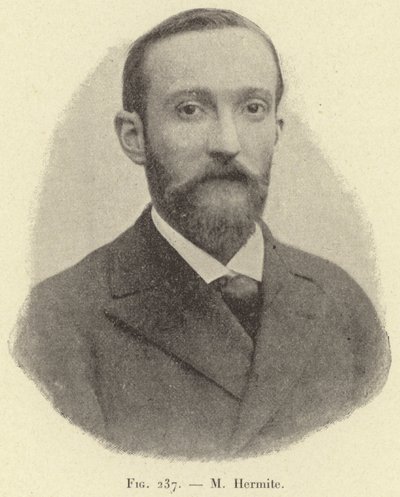 M Hermite (gravering) af French School