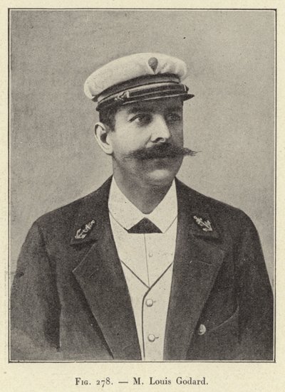 M Louis Godard (gravering) af French School