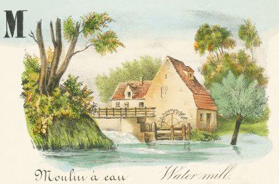 M: Vandmølle - Vandmølle af French School