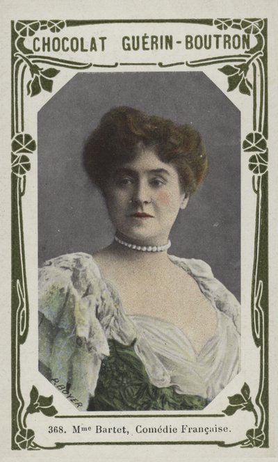 Madame Bartet, Comedie Francaise (farvet foto) af French School