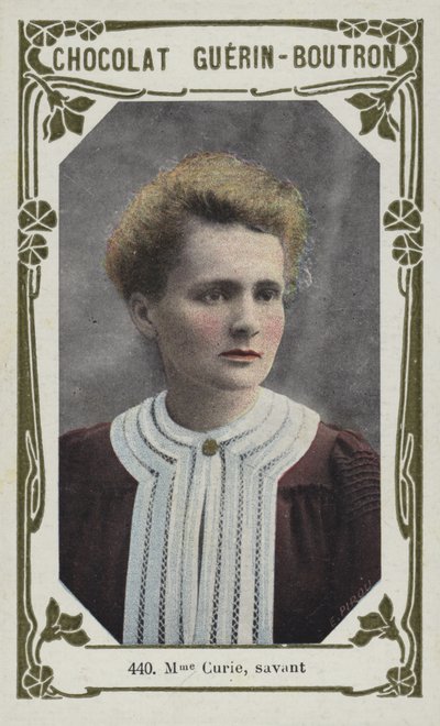 Madame Curie, savant (farvet foto) af French School